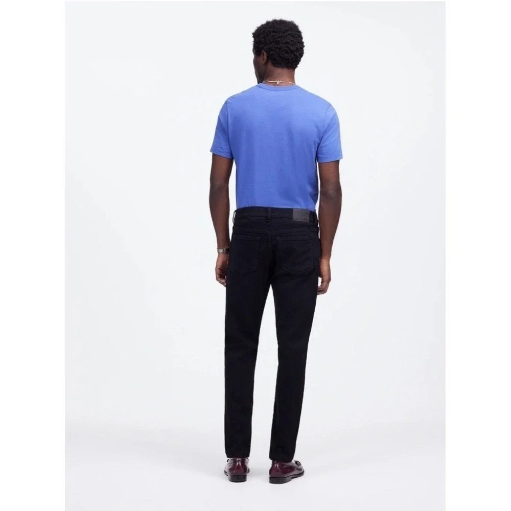 Madewell NWT Men's Athletic Slim Jeans Cool max Denim Black 31x30 - Picture 3 of 11